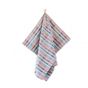 zwoltex sciereczka kuchenna tokyo graitowo turkusowy 9345 6