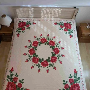 narzuta regionalna róże koło