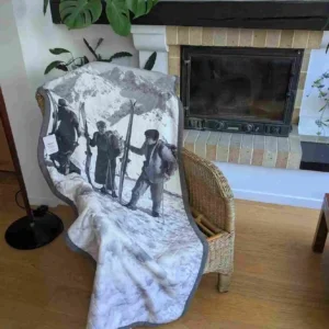 narzuta regionalna na fotel narciarze davis 11zon